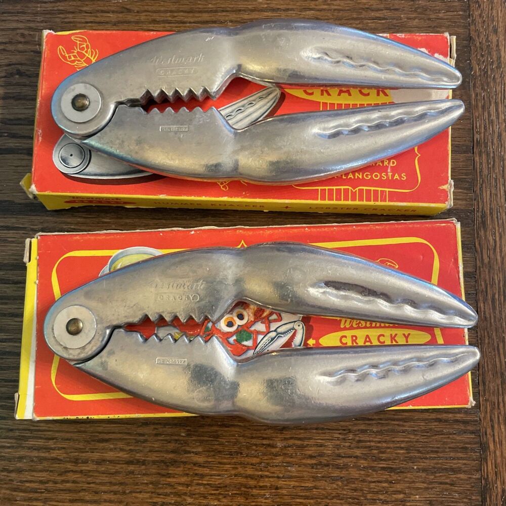Westmark “Cracky” Lobster Cracker Vintage 1960s Germany Aluminum x 2